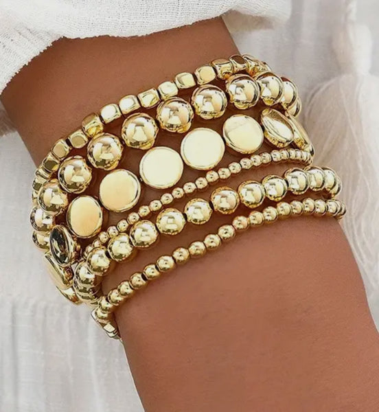 Ball Chain Beaded Bracelet