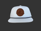 Circle Logo Large Leather Patch Rope Cap