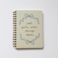 Cool Girls Write Things Down Notebook