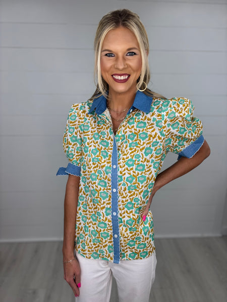Chasin’ You Top: Mint