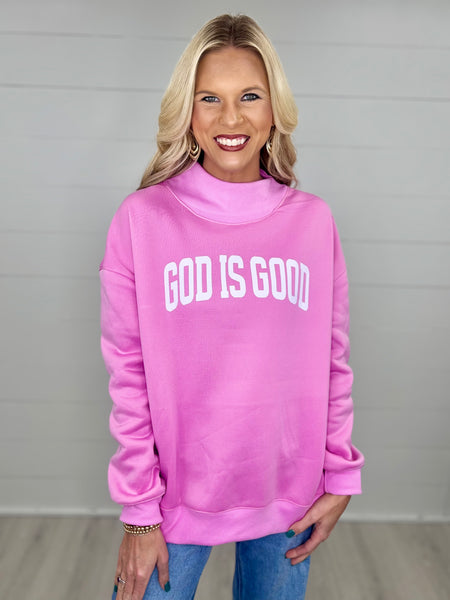 God is Good Mock Neck