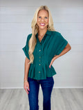 Evergreen Elegance Top