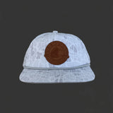 Circle Logo Large Leather Patch Rope Cap