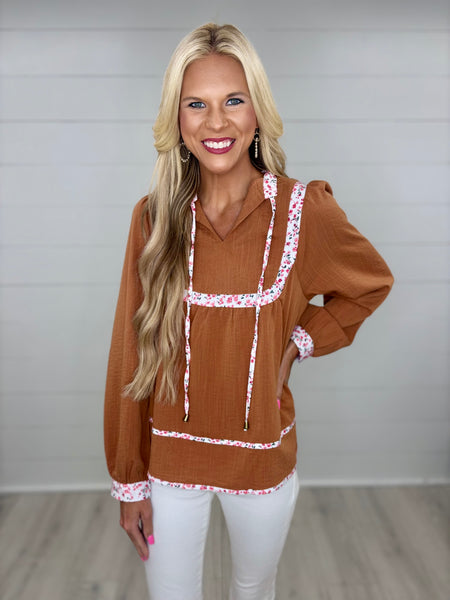 Amber Glow Top