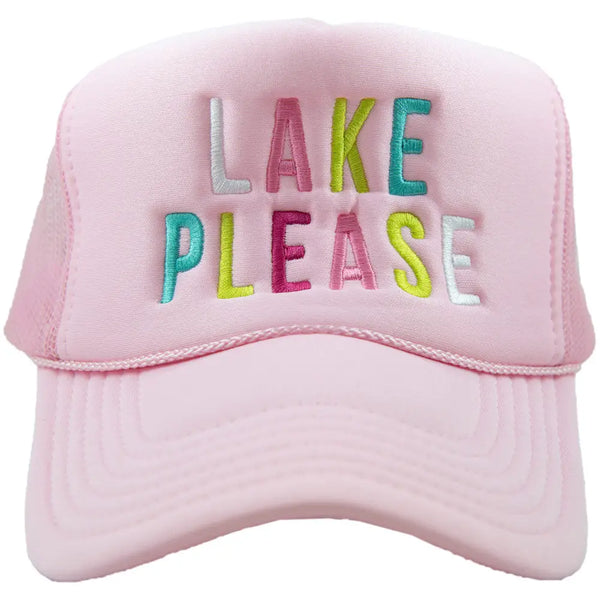 Lake Please Trucker Hat