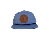 Circle Logo Large Leather Patch Rope Cap