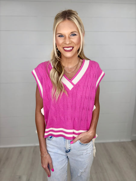 Perfect Plan Top: Pink