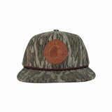 Circle Logo Large Leather Patch Rope Cap