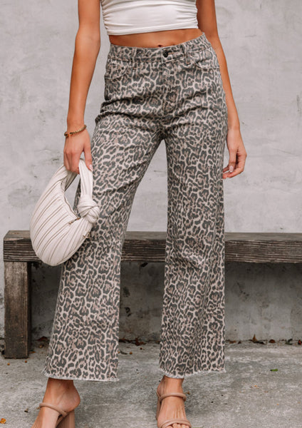 Leopard Luxe Jeans