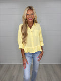 Honeybee Ruffle Top