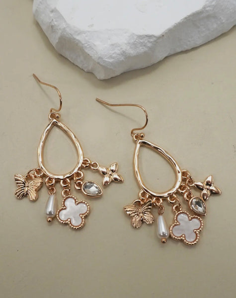 Clover Teardrop Earrings