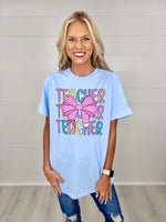 Teacher Bow Pencil Tee