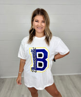 White Out Tee: B Booneville- Comfort Color