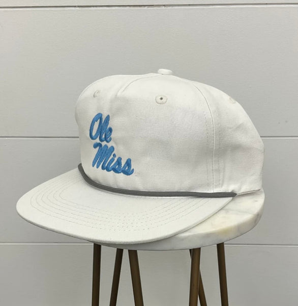 Speckle Bellies Ole Miss Stacked Rope Cap