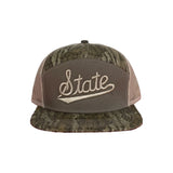 MSU State Script 7 Panel Hat