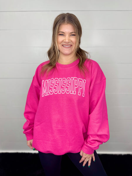 Mississippi Block Letter Sweatshirt