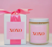 Valentine's Day Candle + Matches Gift Set