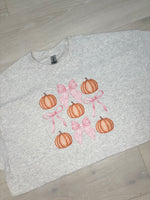 Pink Bow Pumpkin Tee