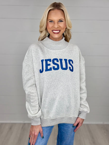 Jesus Mock Neck