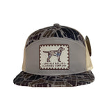 Camo Dog Stamp Patch Hat