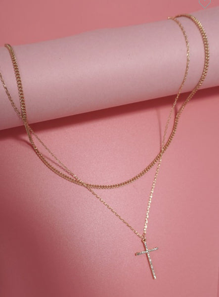 Cross Charm Necklace