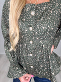 Bloom & Button Top