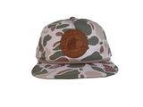 Circle Logo Large Leather Patch Rope Cap