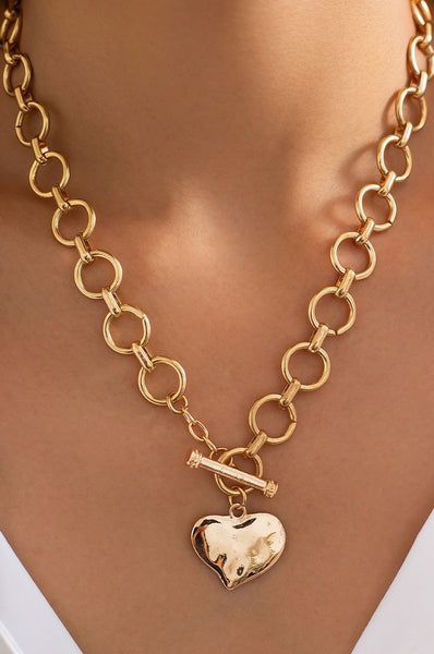 Heart Toggle Necklace