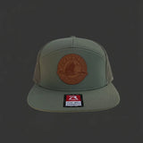 SB Circle Logo Large Leather Patch Flat Bill