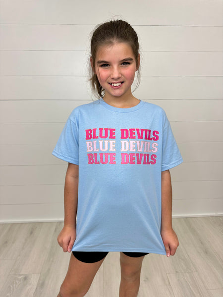 Youth Blue Devils Pink