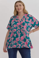 Brilliant Blooms Plus Top