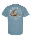 Down South Camo Circle Logo Youth Tee