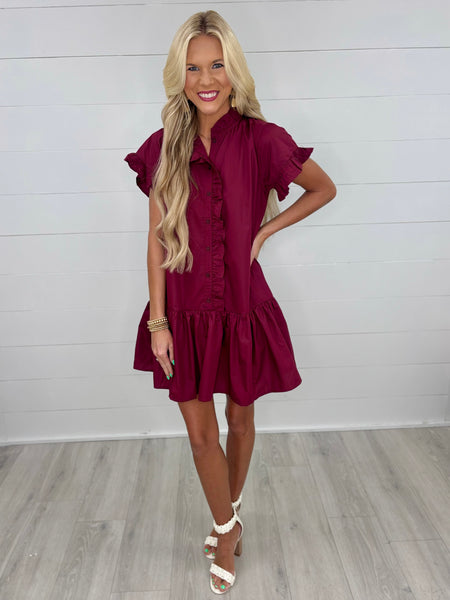 Burgundy Bliss Dress