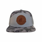 SB Circle Logo Large Leather Patch Flat Bill