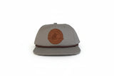 Circle Logo Large Leather Patch Rope Cap