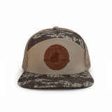 SB Circle Logo Large Leather Patch Flat Bill