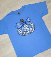 Youth Blue Pumpkin Tee