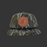 Circle Logo Large Leather Patch Rope Cap