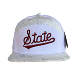 MSU State Script 7 Panel Hat