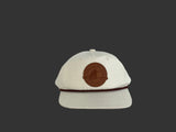 Circle Logo Large Leather Patch Rope Cap