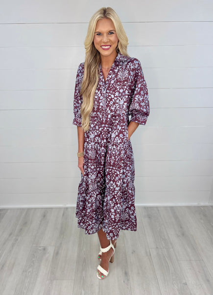 Boho Blues Dress