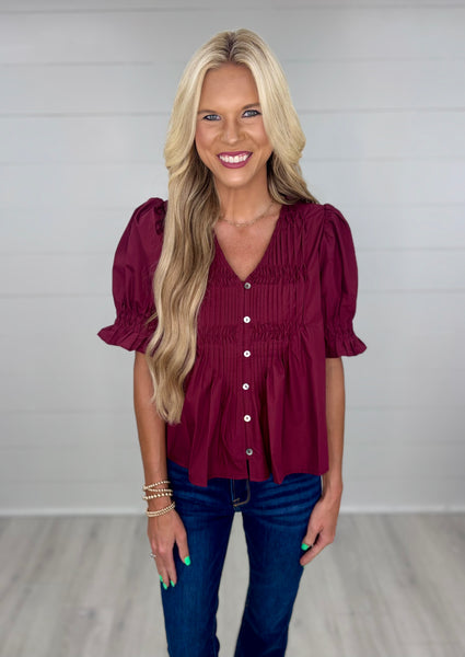 Burgundy Bliss Top