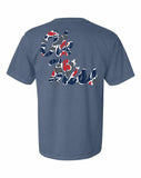 Ole Miss Script Camo Tee