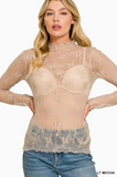 Sweet Lace Layer Top