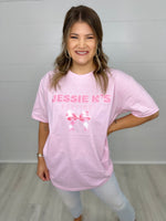 Jessie K's Bow Logo Tee- Gildan