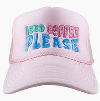 Iced Coffee Please Trucker Hat